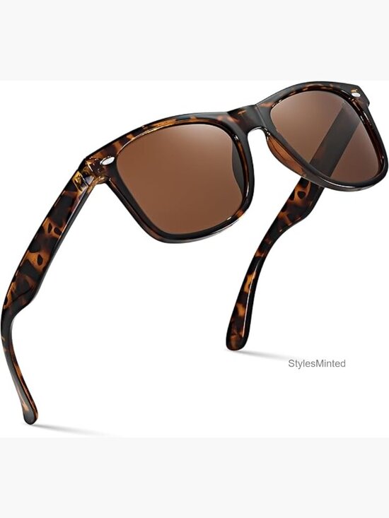 Polarized UV400 Square Vintage Sunglasses Unisex Retro Shades main image 6